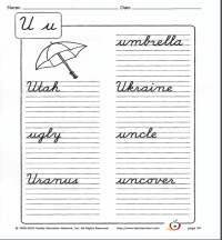 The Letter P in Cursive
