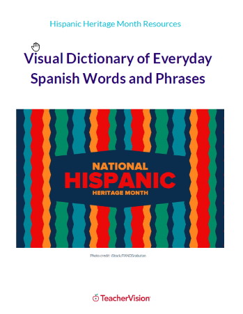Visual Dictionary of Everyday Spanish Words and Phrases