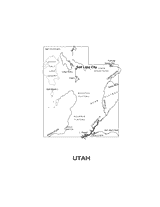 Utah State Map with Physiography