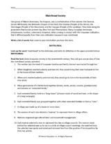 Native American Matrilineal Society