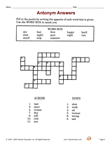 Antonym Answers