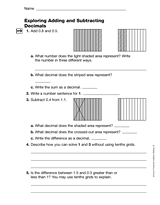 Exploring Adding and Subtracting Decimals (Gr. 3)