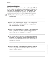 Geometry: Decision Making Skills (Gr. 3)