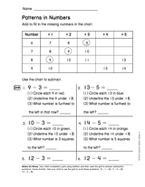 Patterns in Numbers: Missing Numbers (Gr. 1)