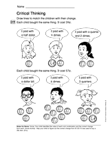 Money: Critical Thinking (Gr. 2)