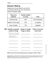 Numbers to 1,000: Decision Making (Gr. 2)