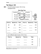 Tell About 100 (Gr. 2)