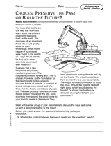 Science and Social Studies: Preserve the Past or Build the Future?