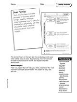 Living a Healthy Life: Family Activity