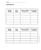 Coin Gameboard