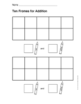 Ten Frames for Addition