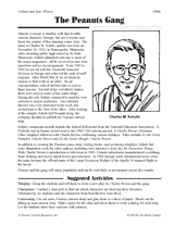 The Peanuts Gang: Charles Schulz