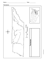 Map of Tennessee