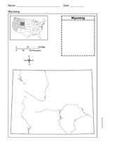 Map of Wyoming