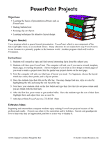 PowerPoint Projects