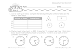 Math Warm-Up 112 for Gr. 3 & 4: Measurement & Geometry