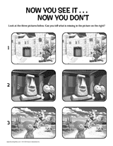 Backyardigans "Now You See It... Now You Don't" Activity