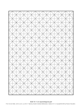 1-cm Square/Diagonal Grid (BLM 13)