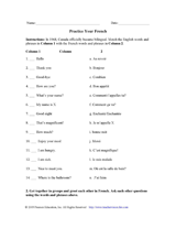 Practice Your French