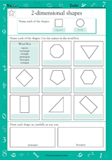 Naming 2-Dimensional Shapes II
