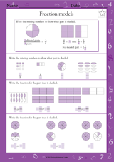 Fraction Models (Grade 5)
