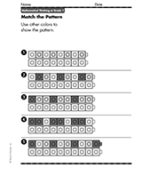 Using Colors: Match the Pattern