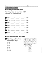 More Ways to Get to 100!