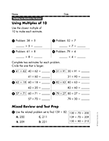 Using multiples of 10